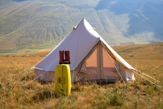 Tent - Trekking with tent - Horsebackriding